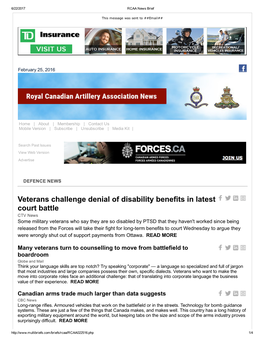 Veterans Challenge Denial of Disability Benefits in Latest Court Battle