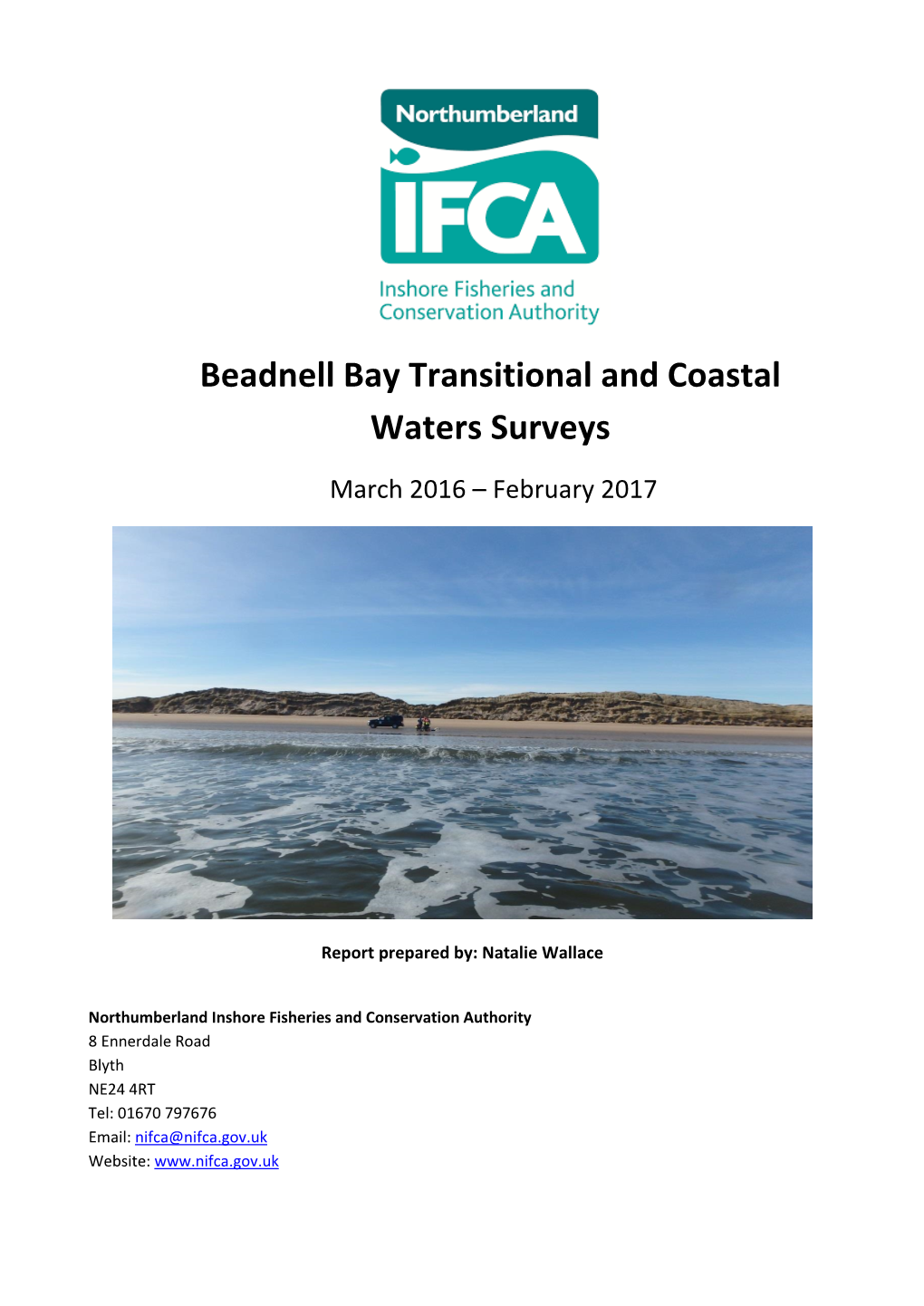 Beadnell Bay Transitional and Coastal Waters Surveys
