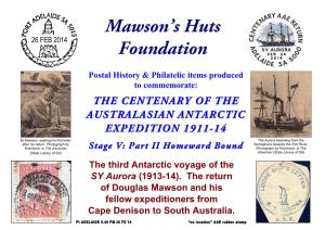Mawson's Huts Foundation