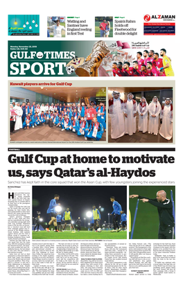 GULF TIMES SPORT Kuwait Players Arrive for Gulf Cup