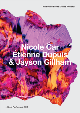 Nicole Car Étienne Dupuis & Jayson Gillham