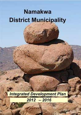 Integrated Development Plan 2012 – 2016