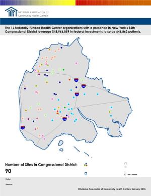 Number of Sites in Congressional District