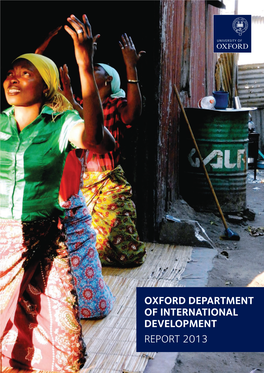 Oxford Department of International Development Report 2013