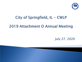 2014 Attachment O Update – Transmission Stakeholder Meeting