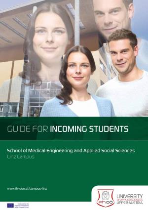 Guide for Incoming Students