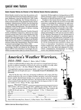 Special News Feature Americas Weather Warriors