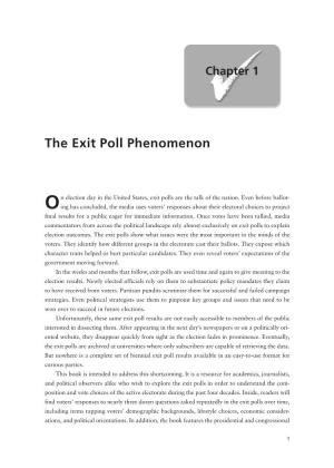 The Exit Poll Phenomenon