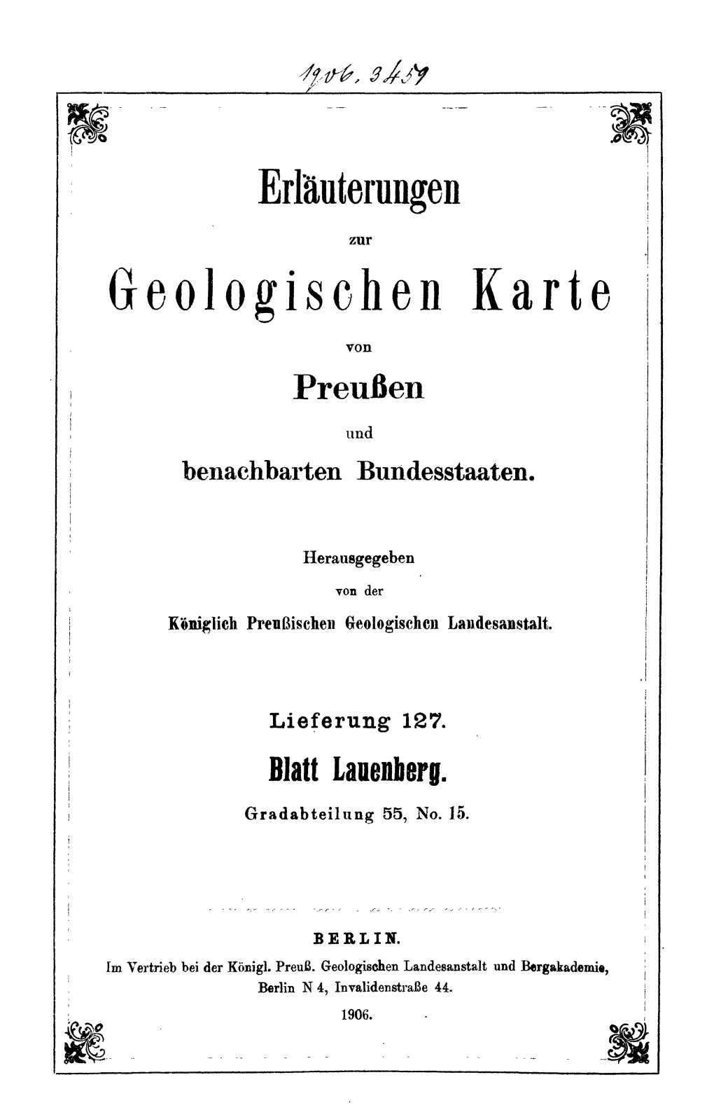 Geologischen Karte