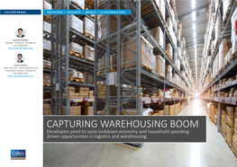 Capturing Warehousing Boom