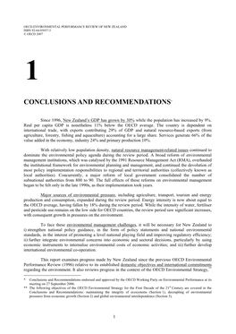 Conclusions and Recommendations*