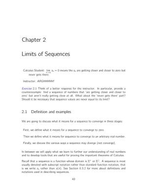 Chapter 2 Limits of Sequences