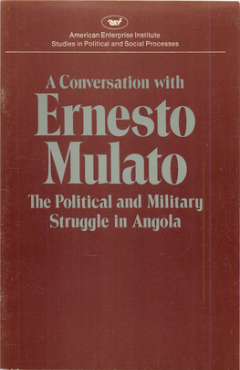 A Conversation with Ernesto Mulato The