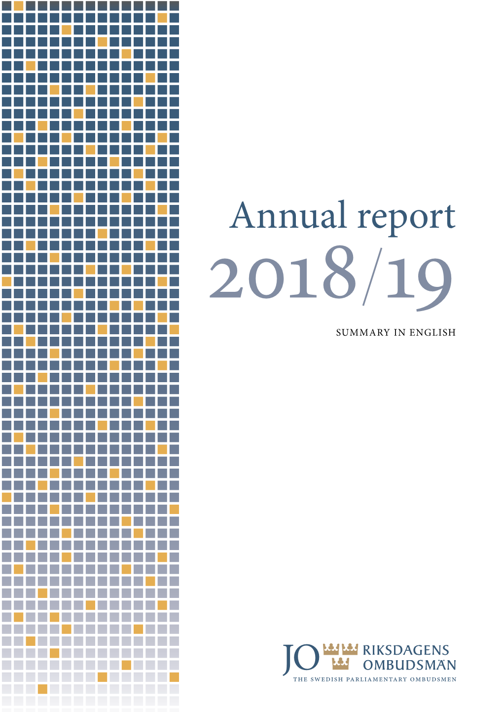 Annual Report 2018/19. the Swedish Paliamentary Ombudsmen