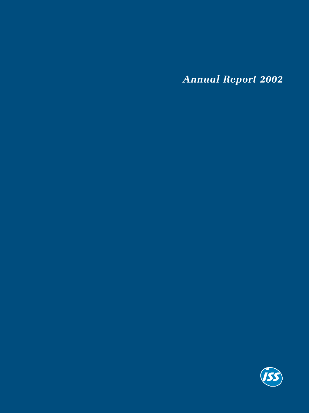 Annual Report 2002 ISS A/S