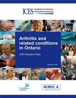 Arthritis and Related Conditions in Ontario-ICES Research Atlas (2Nd