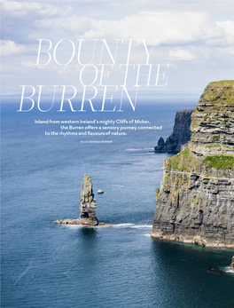 Inland from Western Ireland's Mighty Cliffs of Moher, the Burren Offers a Sensory Journey Connected to the Rhythms and Flavou