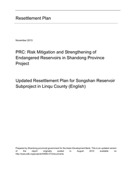 40683-013: Risk Mitigation and Strengthening of Endangered