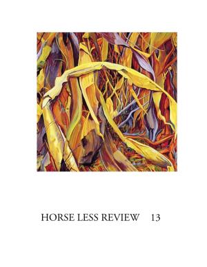 HORSE LESS REVIEW 13 Issue 13, December 2012