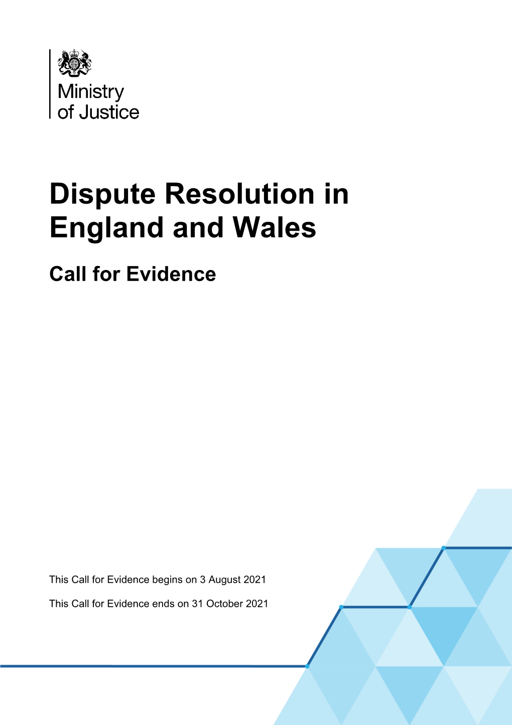 Dispute Resolution in England and Wales