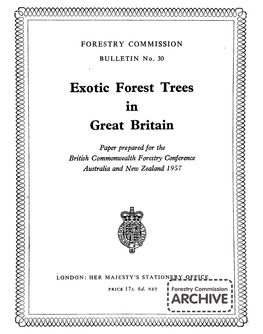 Exotic Forest Trees in Great Britain