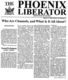 THE PHOENIX LIBERATOR, March 3, 1992