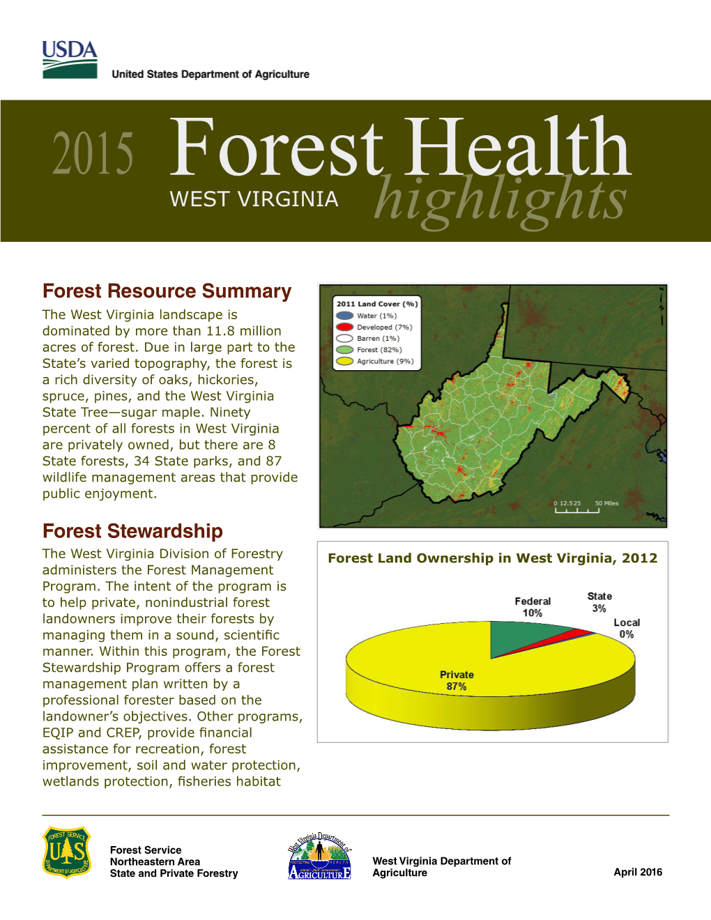 2015 West Virginia Forest Health Highlights
