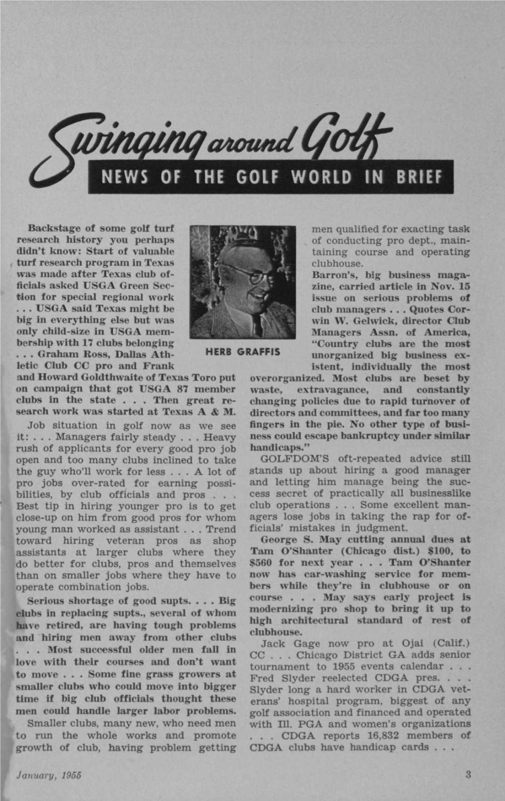 News of the Golf World in Brief