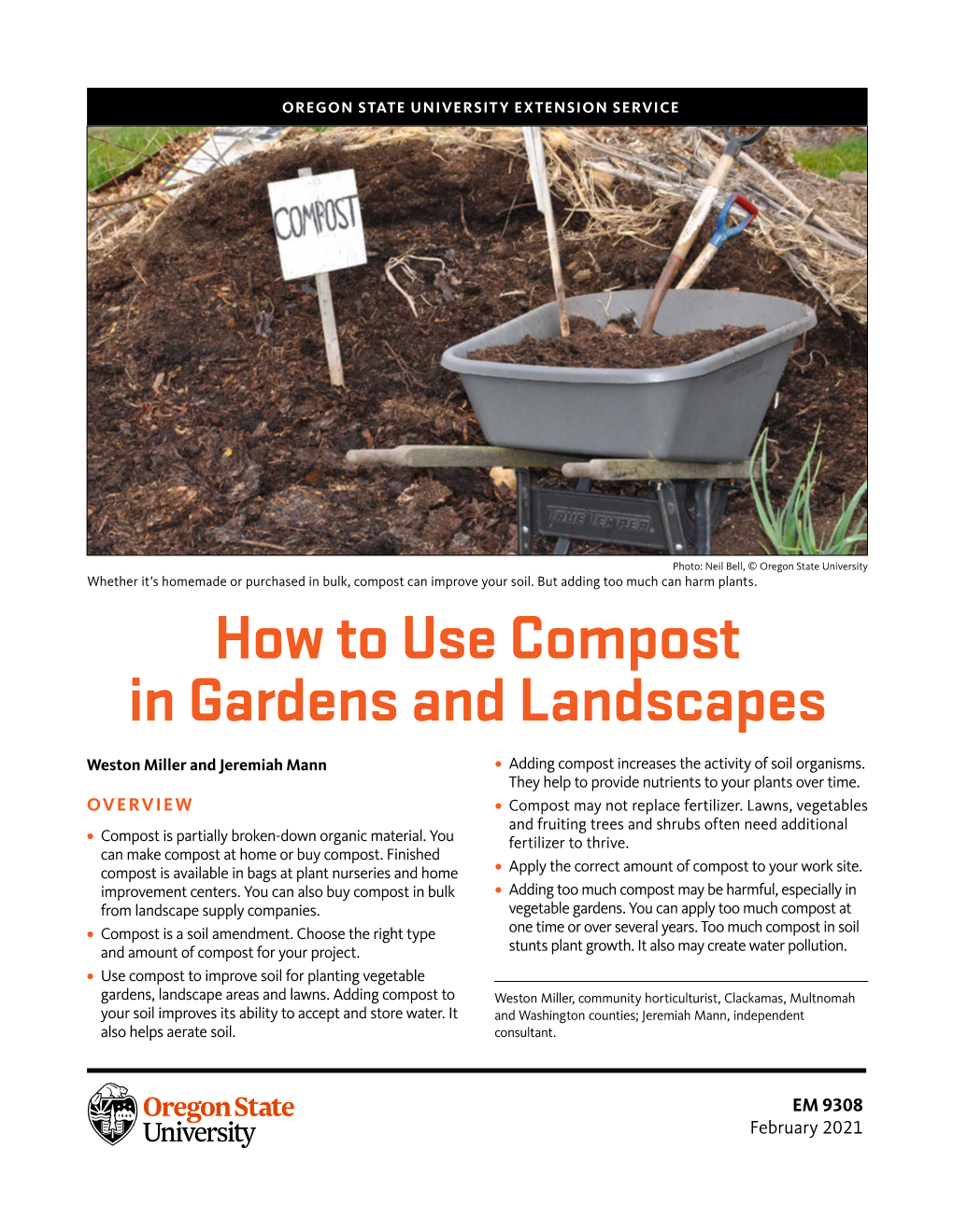 How to Use Compost in Gardens and Landscapes