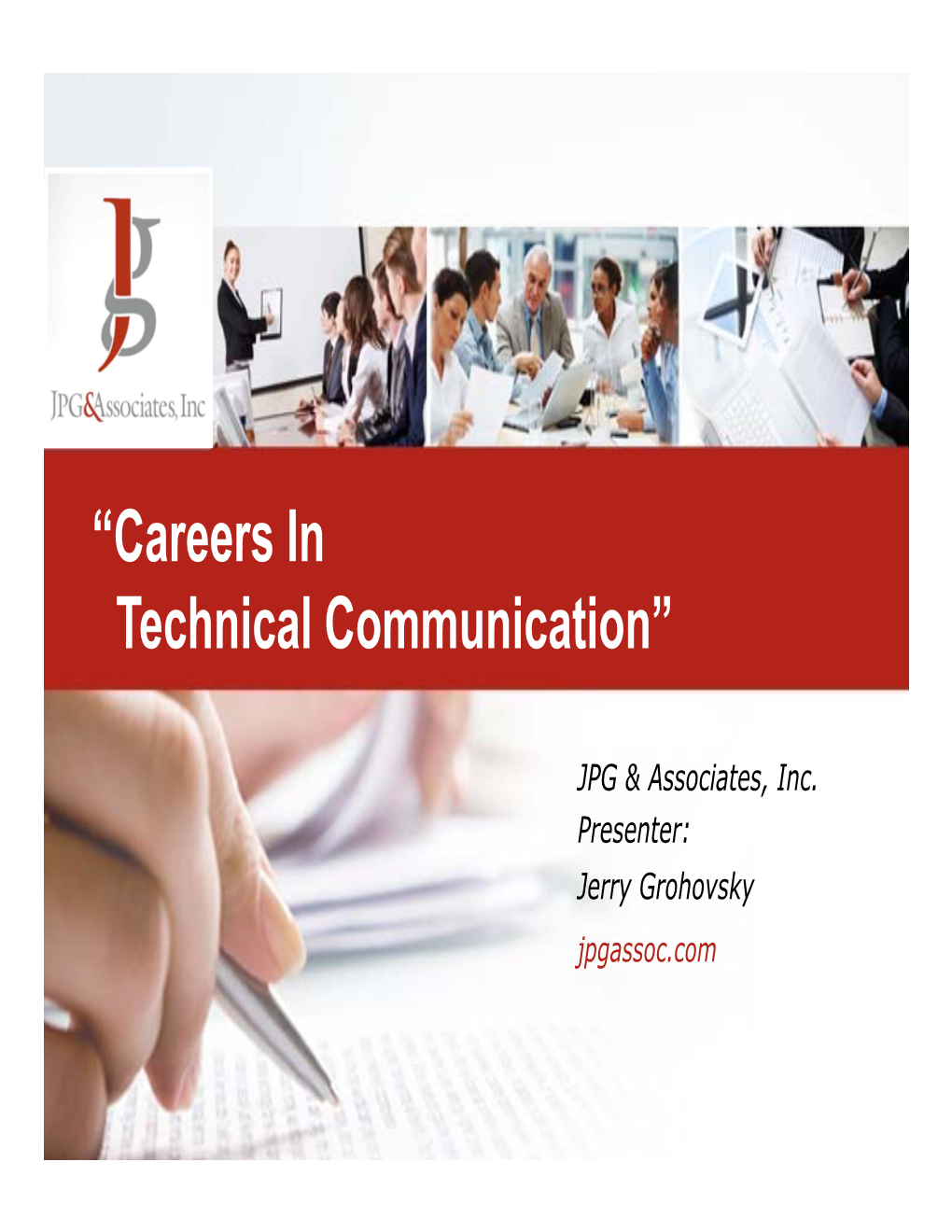 “Careers in Technical Communication”