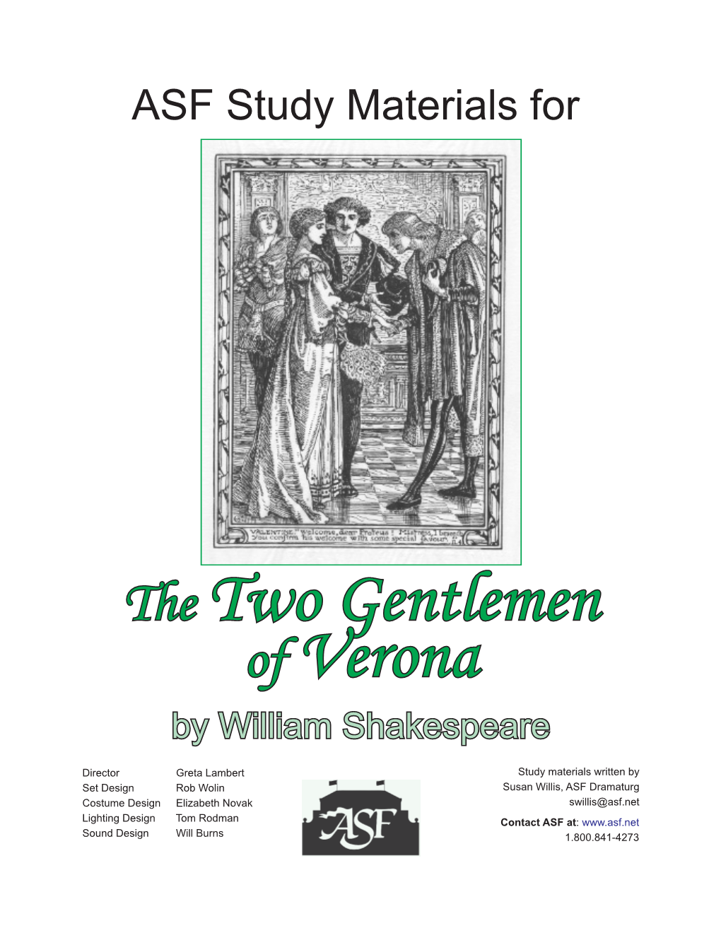 The Two Gentlemen of Verona by William Shakespeare