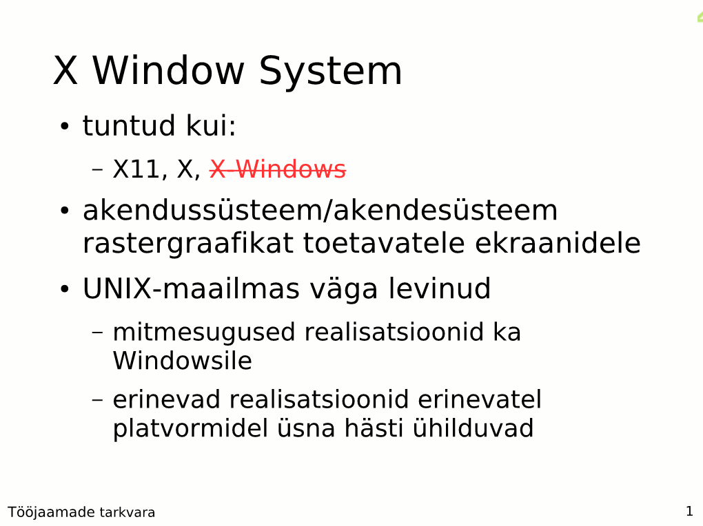 X Window System