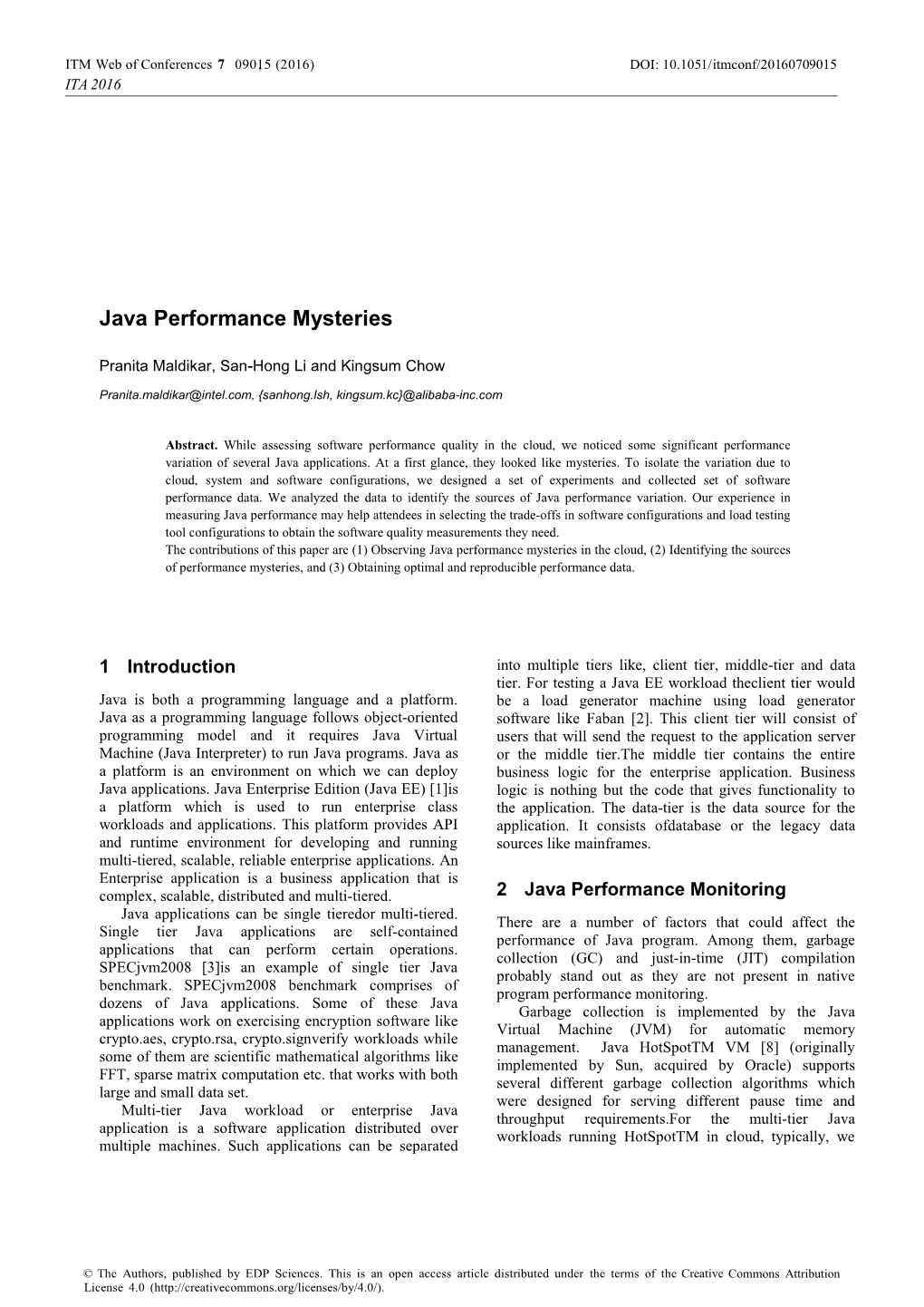 Java Performance Mysteries