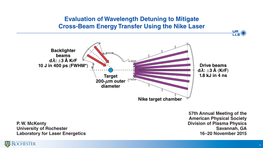 Evaluation of Wavelength Detuning to Mitigate Cross-Beam Energy Transfer Using the Nike Laser