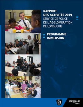 Rapport Des Activités 2019 Service De Police De L'agglomération De