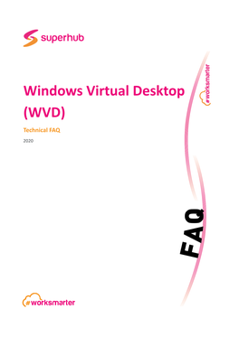 Windows Virtual Desktop (WVD) Technical FAQ
