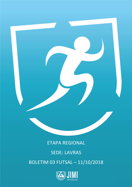 Lavras Boletim 03 Futsal – 11/10/2018