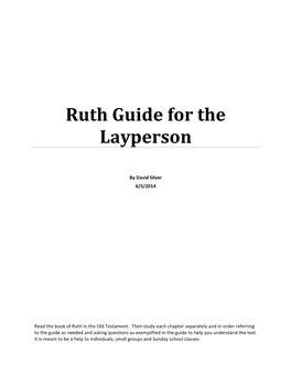 Ruth Layman's Guide-1