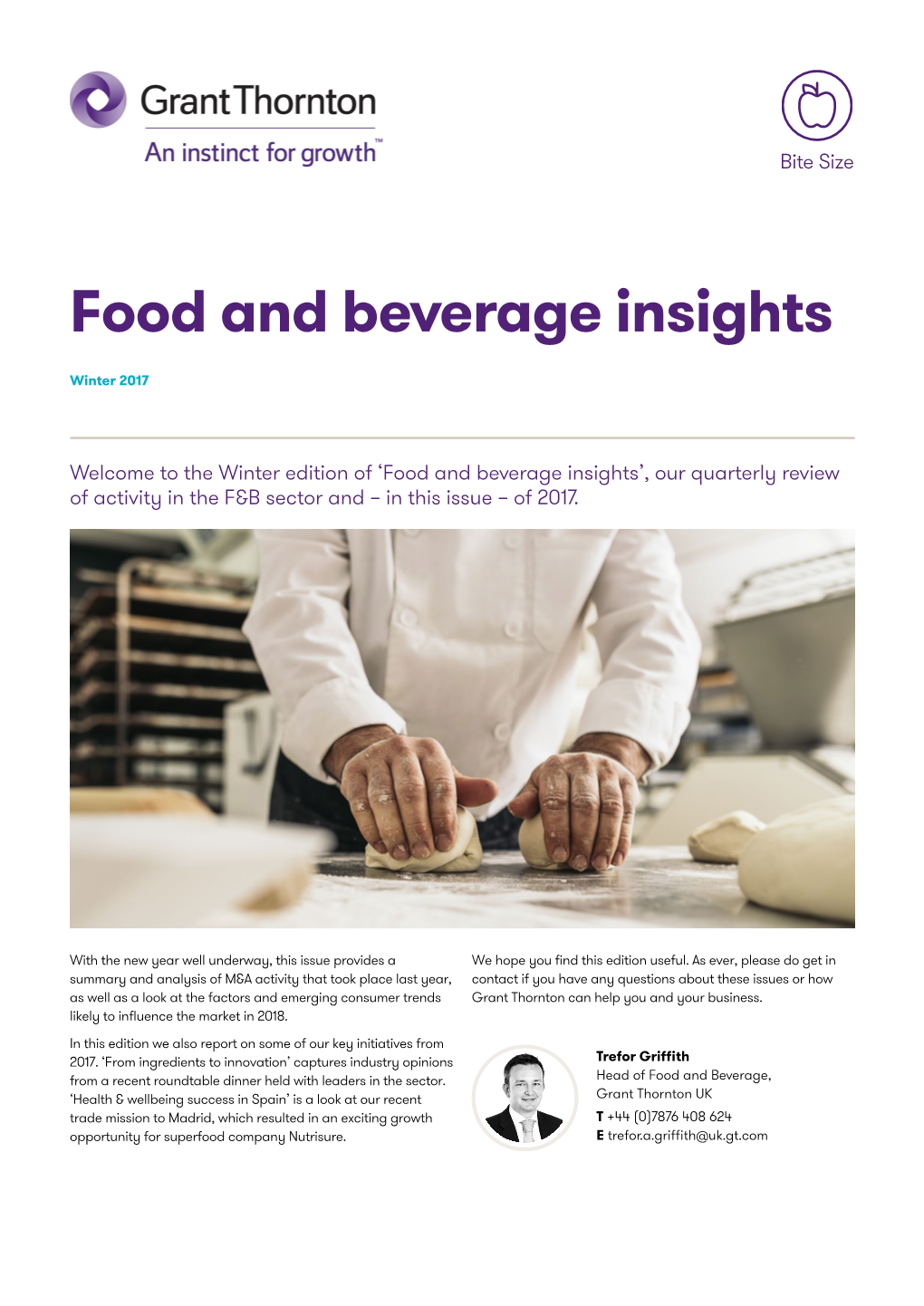 Food and Beverage Insight Winter 2017