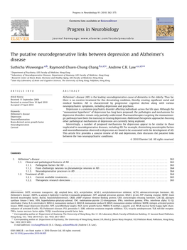 2-The Putative Neurodegenerative Links.Pdf