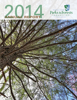 ANNUAL REPORT in 2014 We Focused on an Issue of Great Interest to Everyone