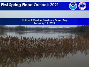 First Spring Flood Outlook 2021