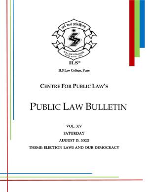 Public Law Bulletin