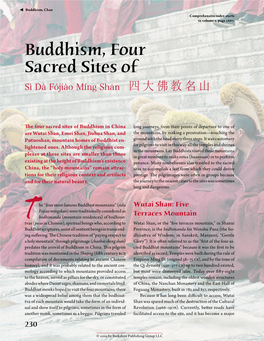 Buddhism, Four Sacred Sites of Sì Dà Fójiào Míng Shān ​四大佛教名山