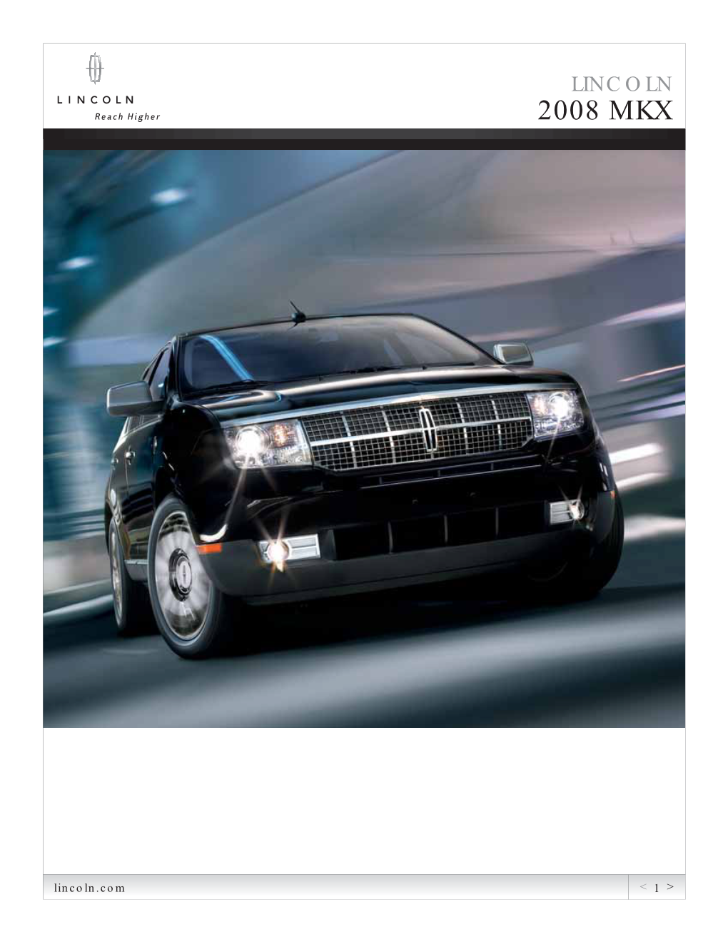 Lincoln 2008 Mkx