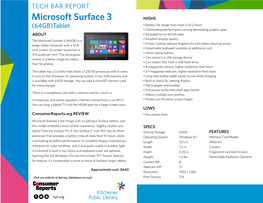 Microsoft Surface 3