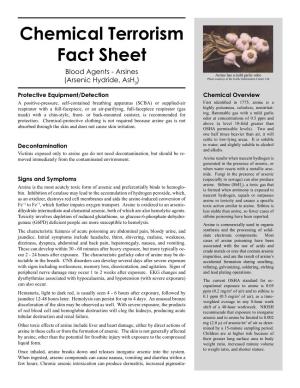 Chemical Terrorism Fact Sheet