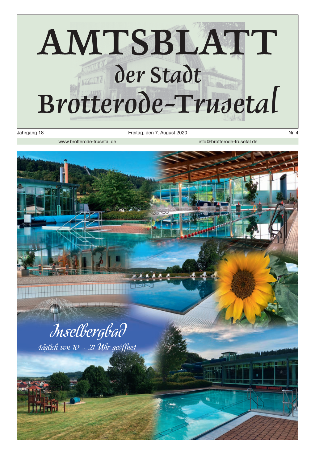 Amtsblatt Brotterode-Trusetal August 2020.Pdf