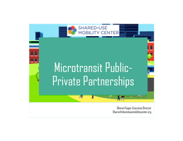 Microtransit Public-Private Partnerships