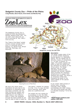 Sedgwick County Zoo -- Pride of the Plains Craig Rhodes, Steve Hauck, Chris Harter and Monika Fiby